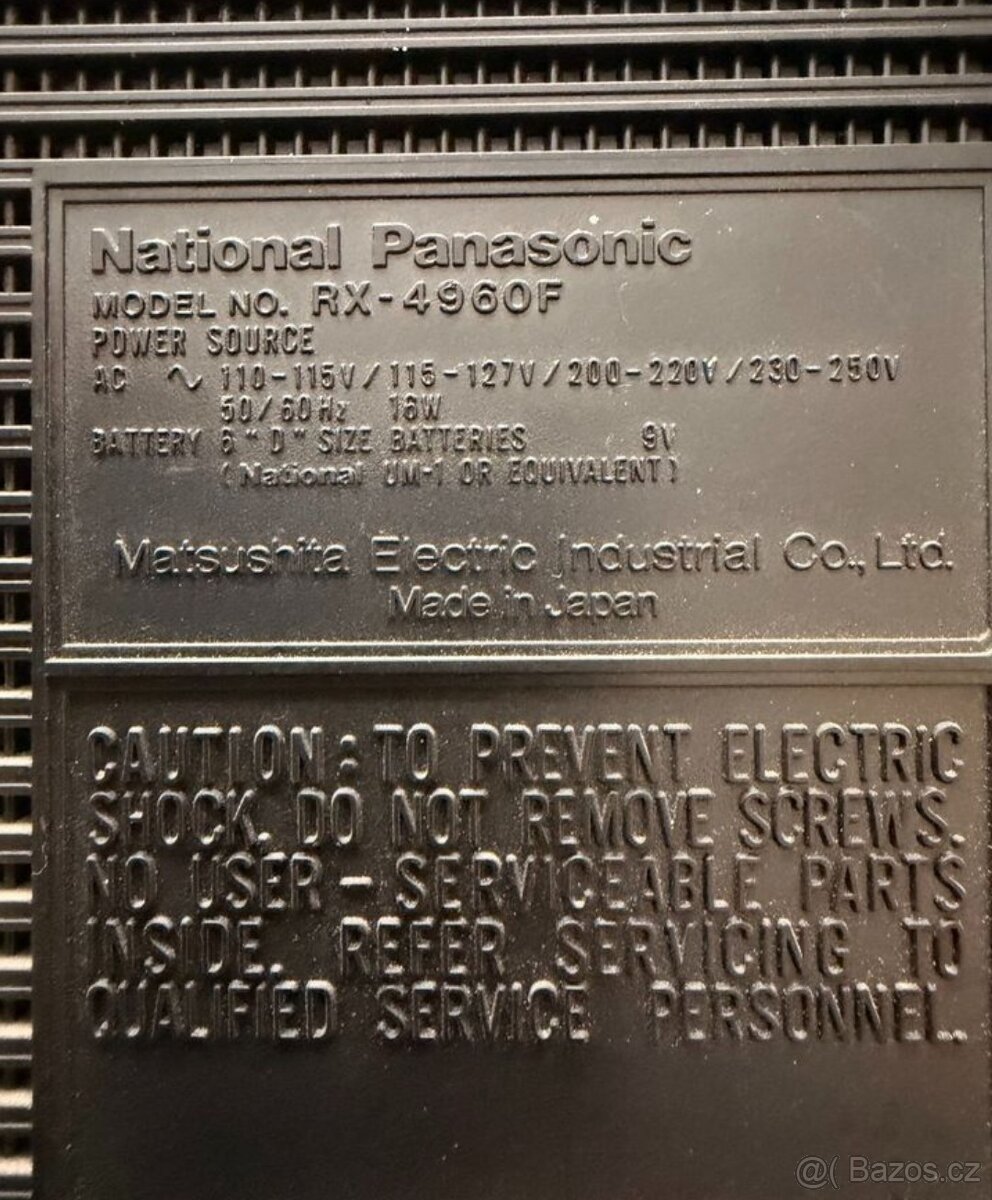 National Panasonic RX-4960F - 4