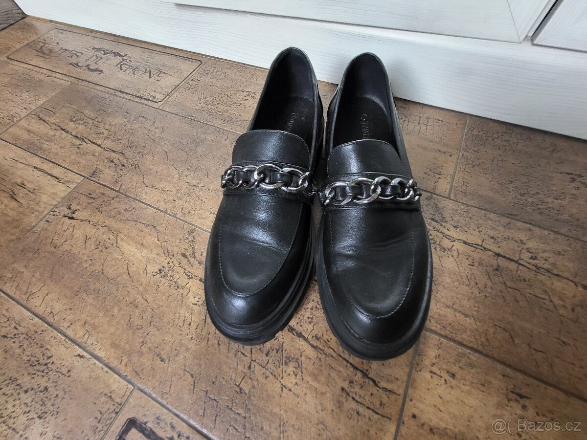 MOKASÍNY vel.41 zn.CATWALK ČERNÉ MODERNÍ - 4