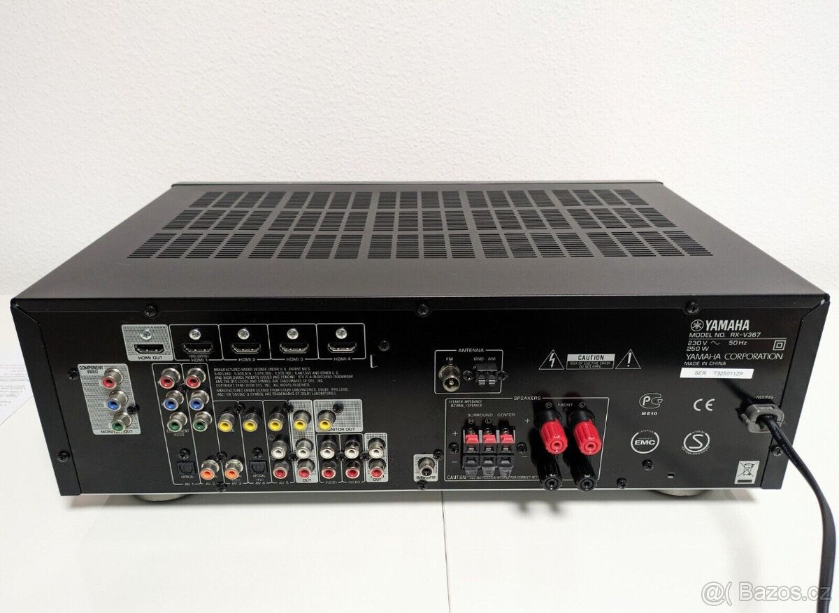 Yamaha RX-V367 1.4a 3D HDMI AV receiver, návod, DO - 4