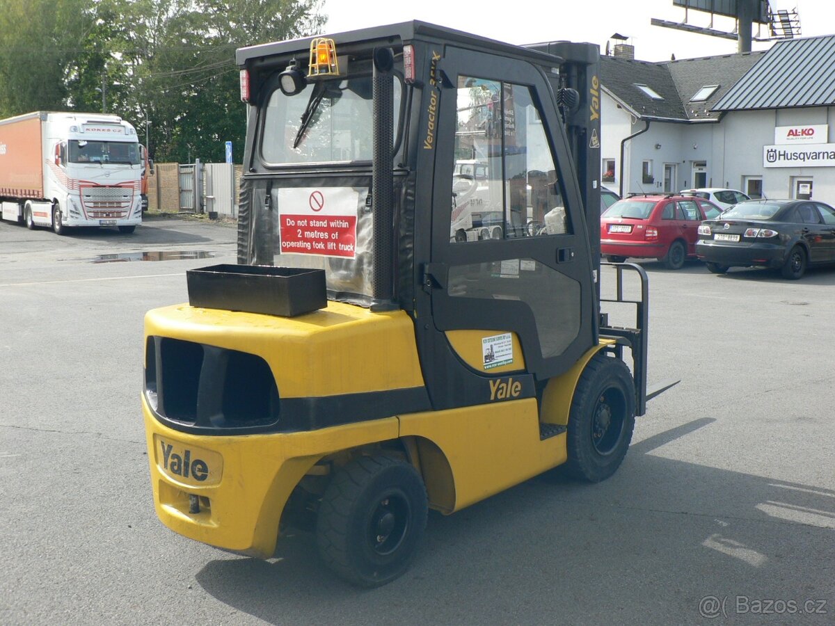 Pronájem vysokozdvižného vozíku YALE GDP35VX s váhou - 4