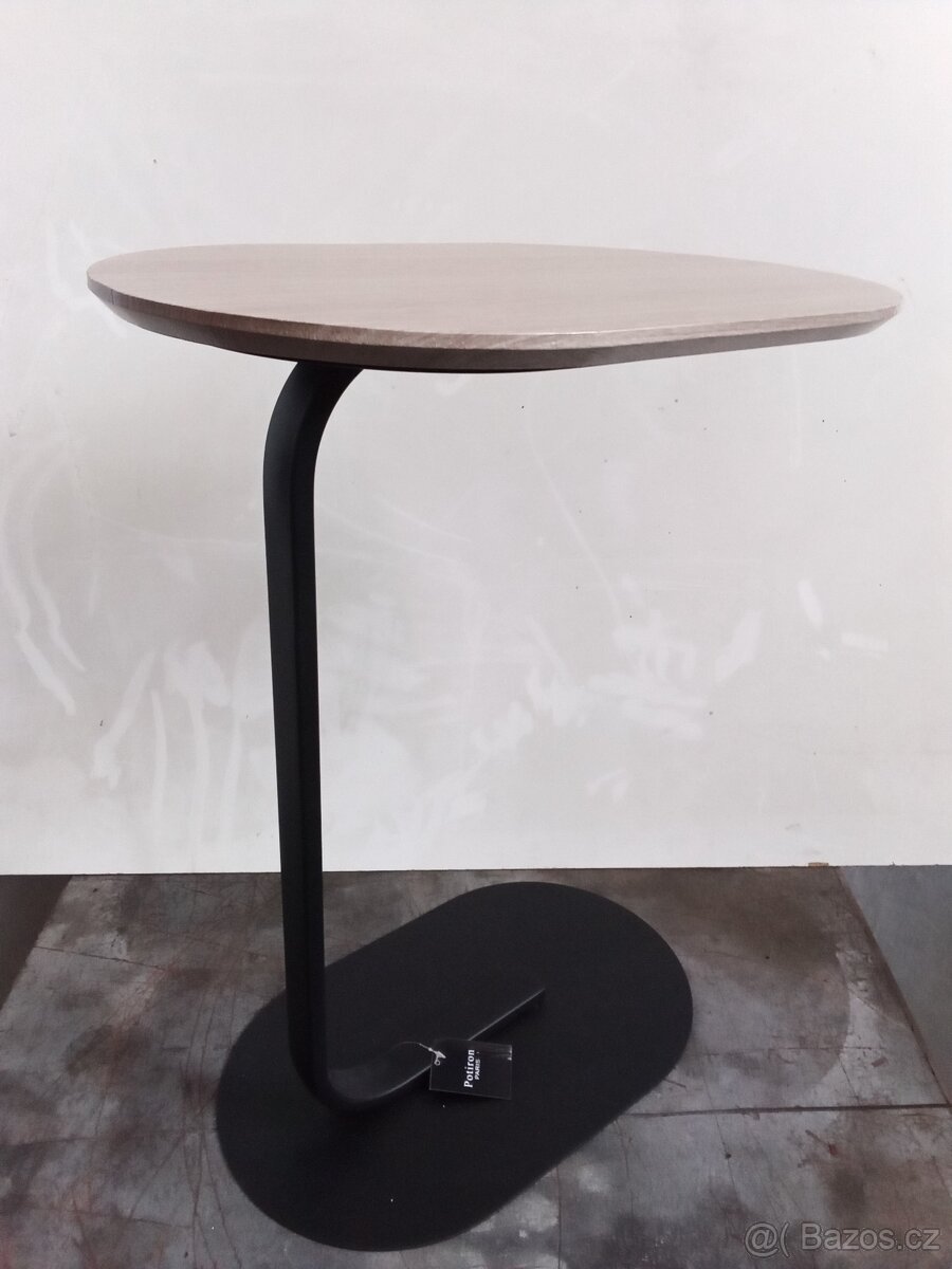 NOVÝ Odkládací stolek "Celeste" - kov a dřevo Potiron Pari - 4