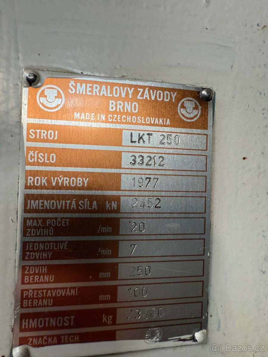 lis klikový tažný LKT 250 - 4