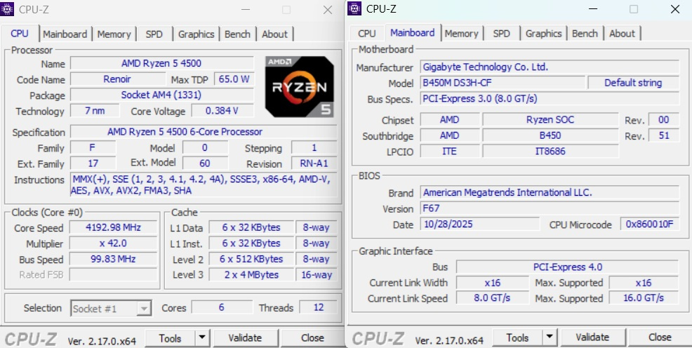Herní PC - Ryzen 4500, 16GB RAM, NVME+HDD, 5700XT, WIN11 - 4