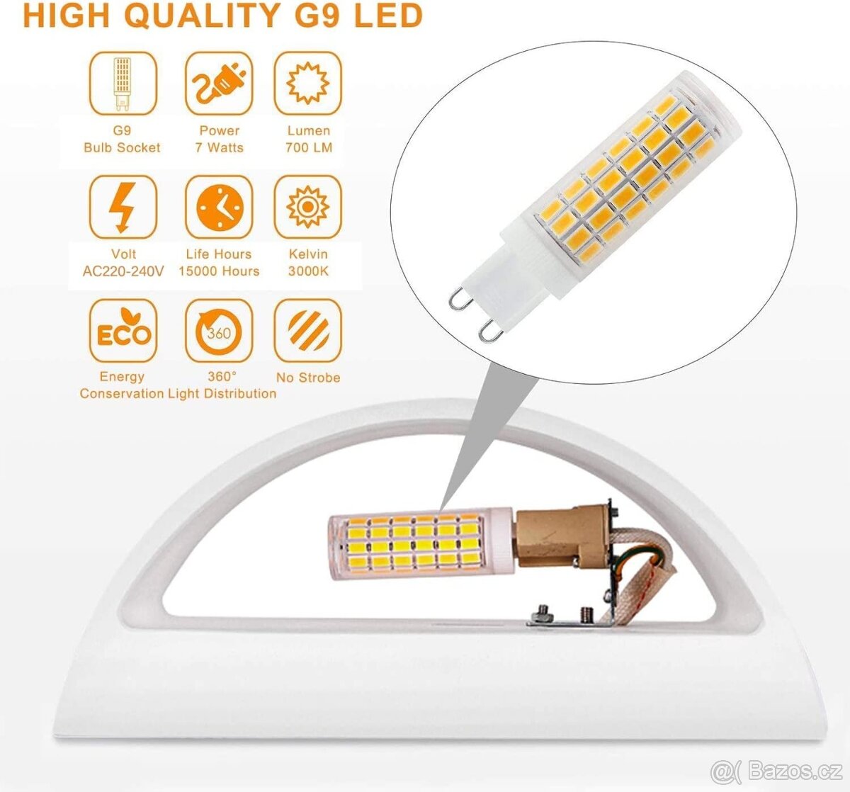 Sádrové nástěnné LED svítidlo - 4