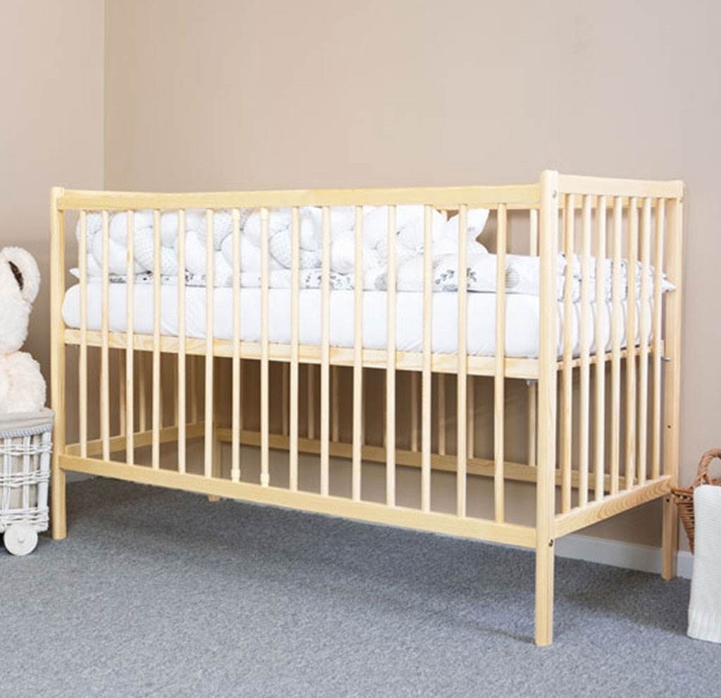 Postýlka Basic bílá / přírodní - 4