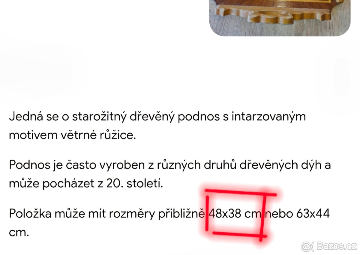 Intarzovaný tác - 4