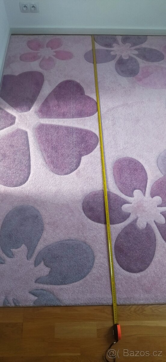 Koberce dětské kusové květinové - 4