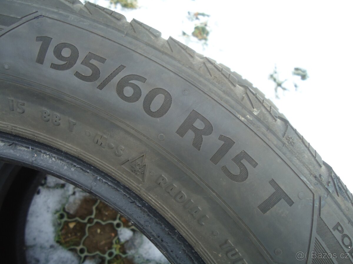 195/65 R15 zimní pneu Barum 6mm - 4