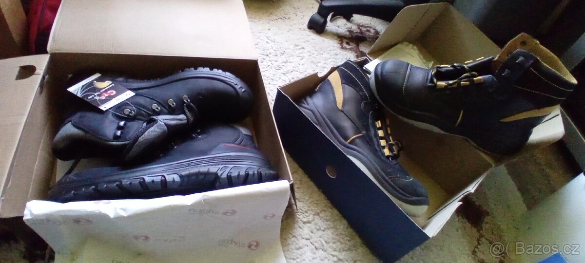 4x pánské pracovní boty vel. 44 NOVÉ - 4