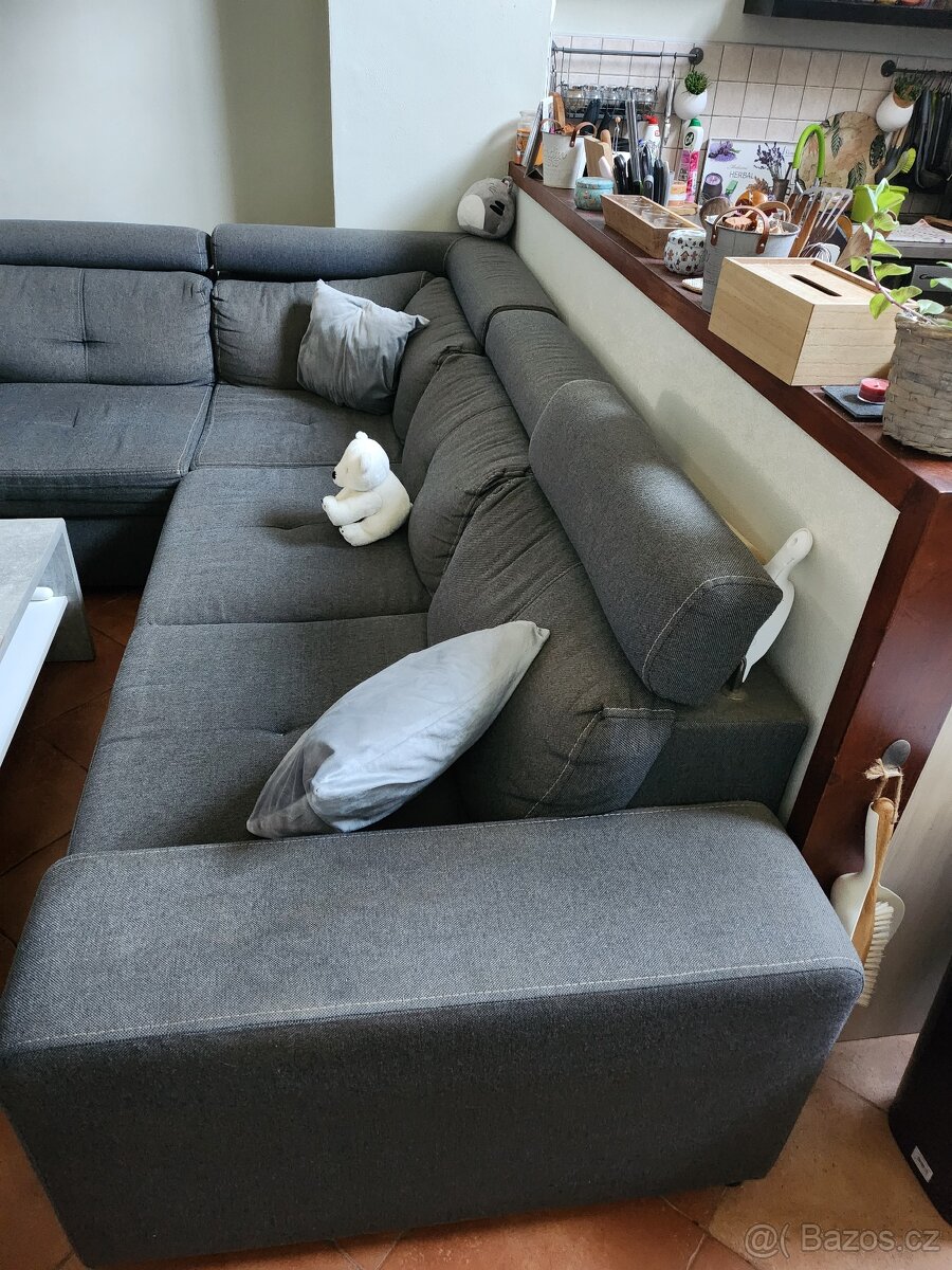 Rozkladaci rohova sedacka - 4