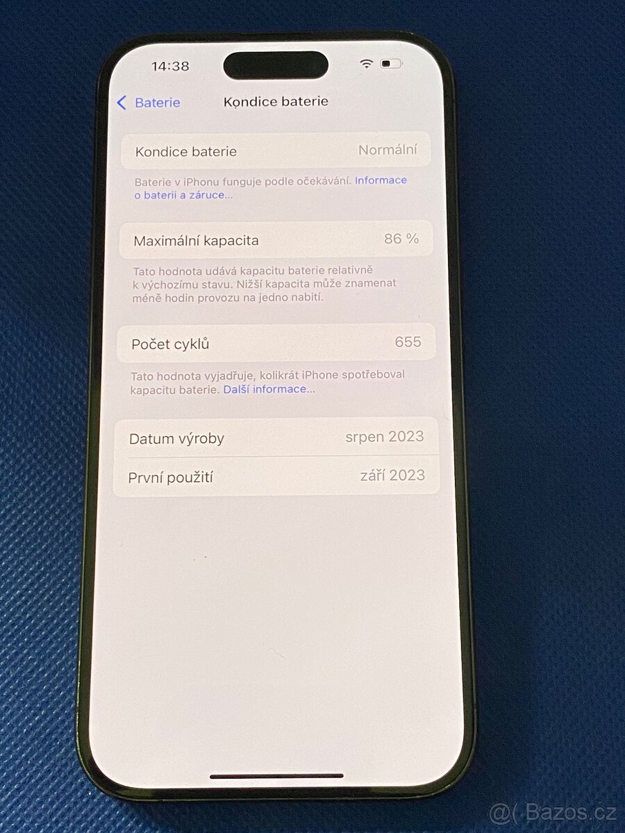 iPhone 15Pro 256GB Blue Titanium - 4