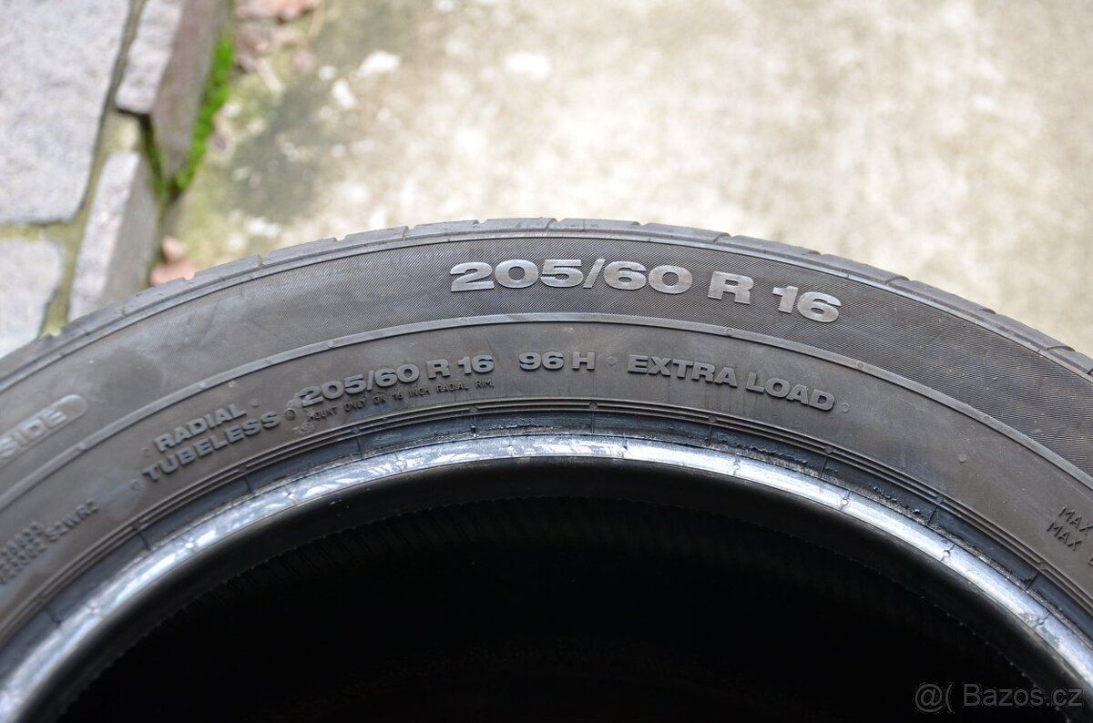 205/60 R16 Continental letní NOVÉ pneumatiky - 4