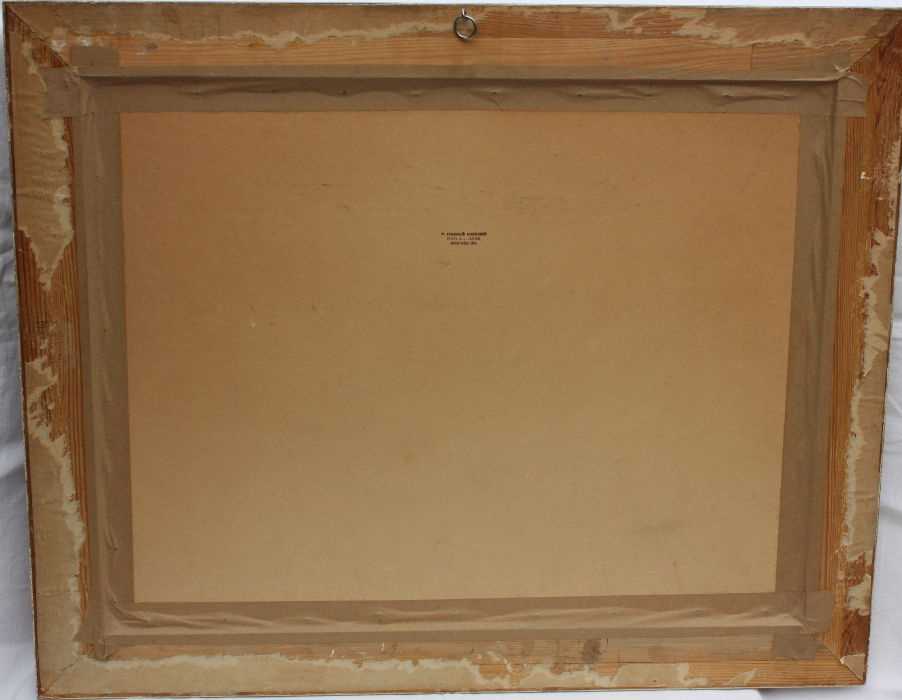 František Hanuš Hérink (1889), tempera (olej) XXL 61x75 cm - 4