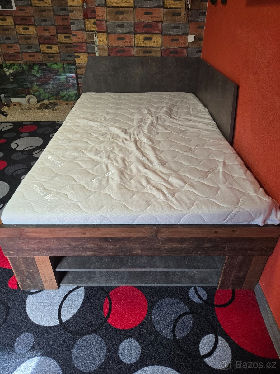 Postel 2000x1200mm včetně spodních šuplíků - 4