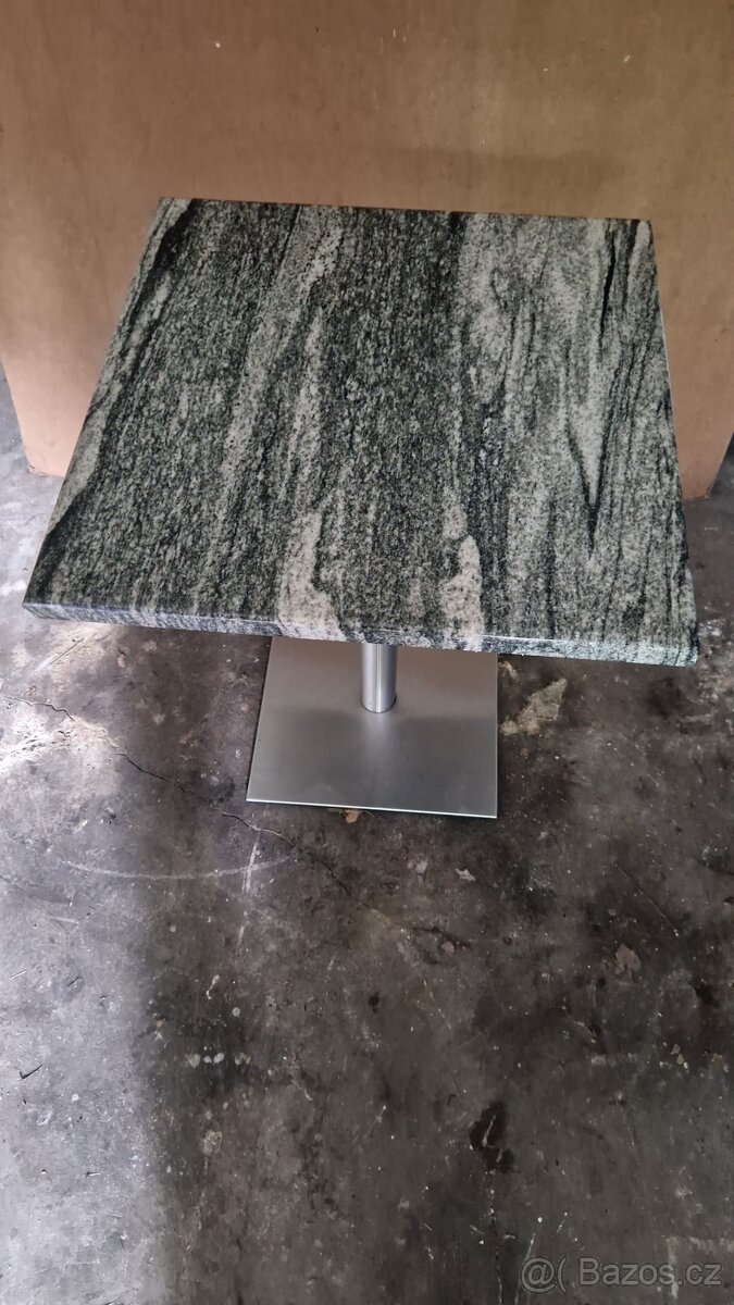 Stůl nerez - kamenina - 4