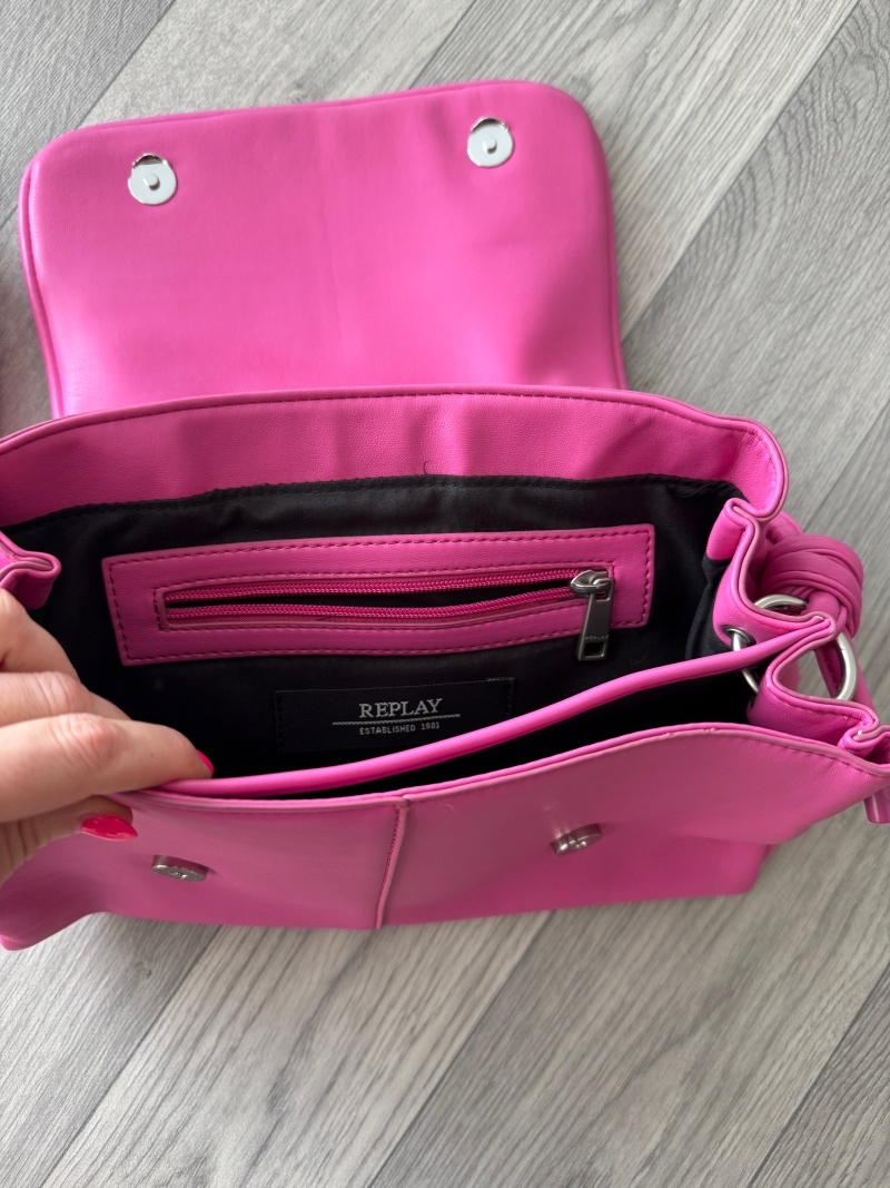 Růžová kabelka zn. Replay - 4