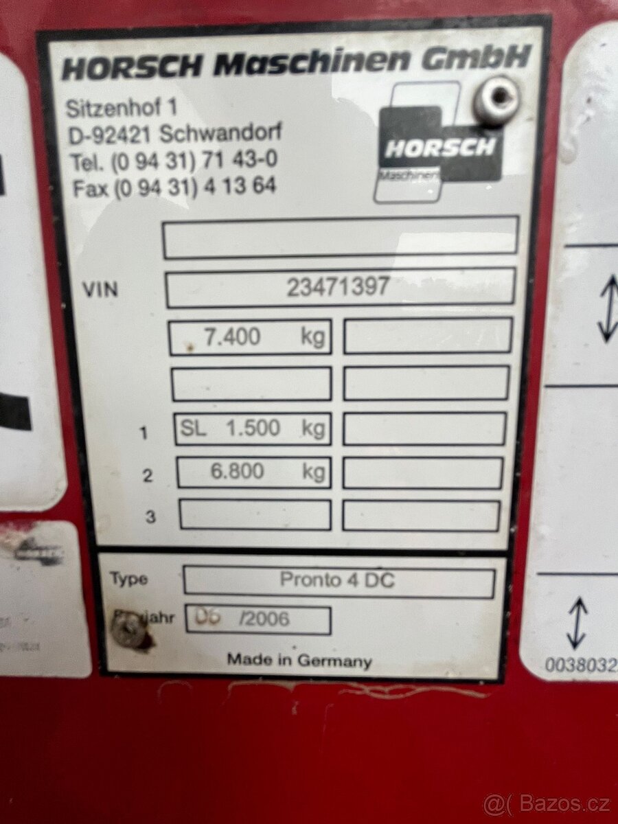 Horsch pronto 4dc - 4