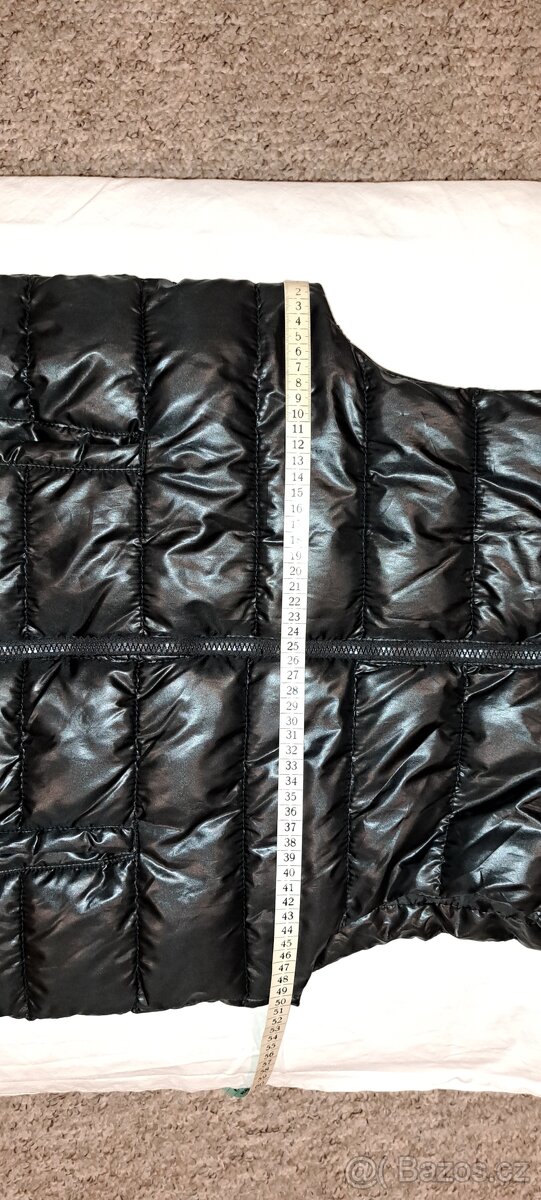 Dlouhá dívčí prošívaná vesta 170 - 4