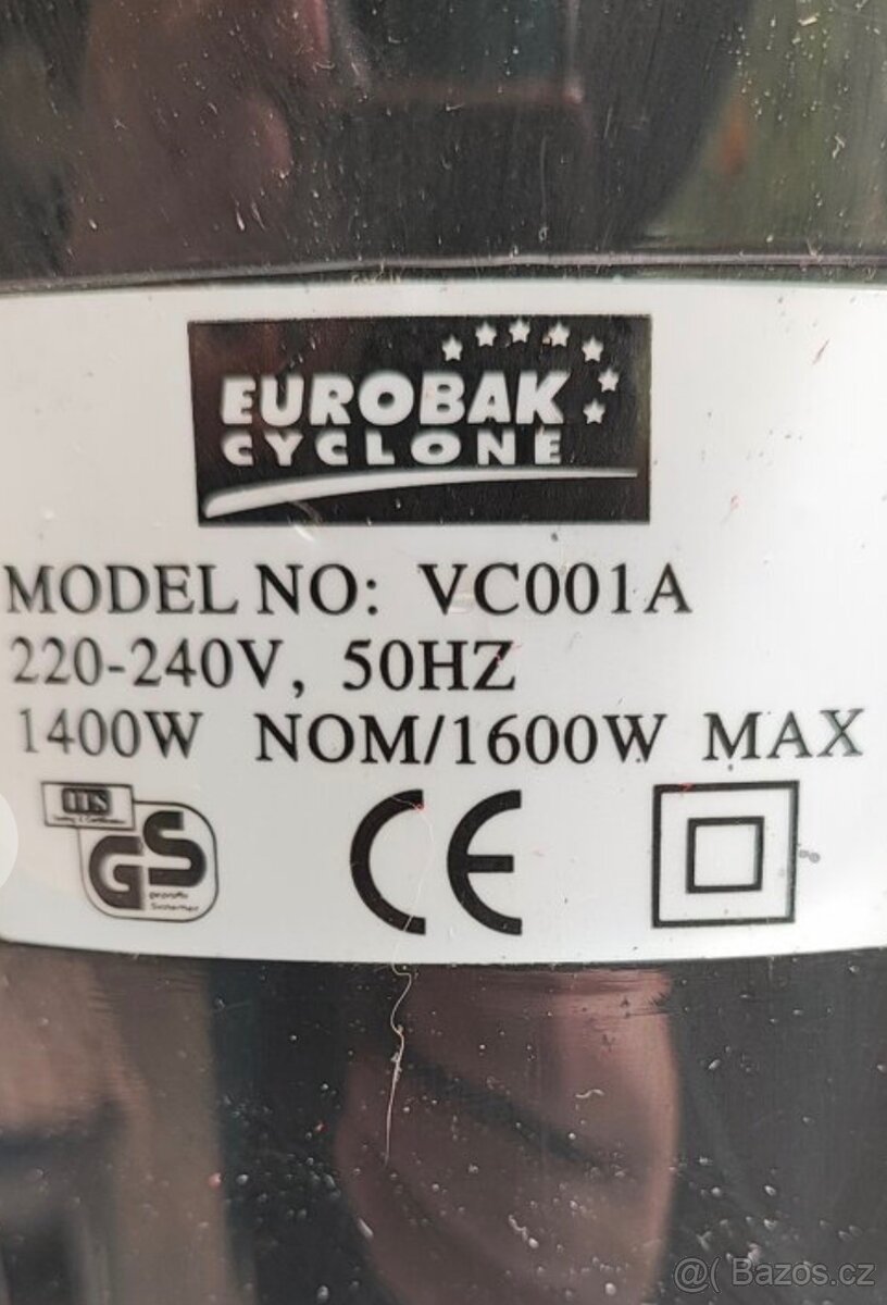 Vysavač EUROBAK CYCLONE - 4