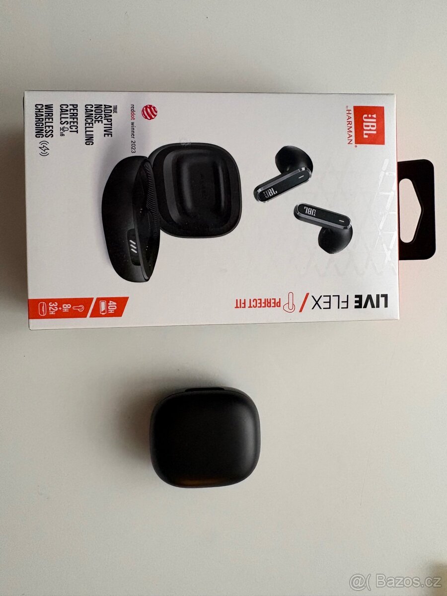 JBL Live Flex – bezdrátová sluchátka s ANC, černá - 4