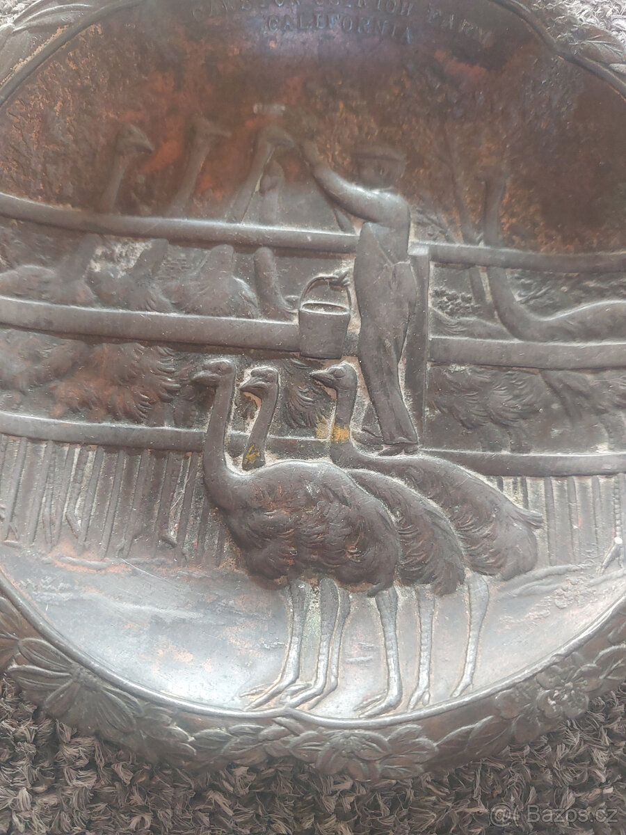 100 let starý suvenýr - dekorativní miska/talíř - 4