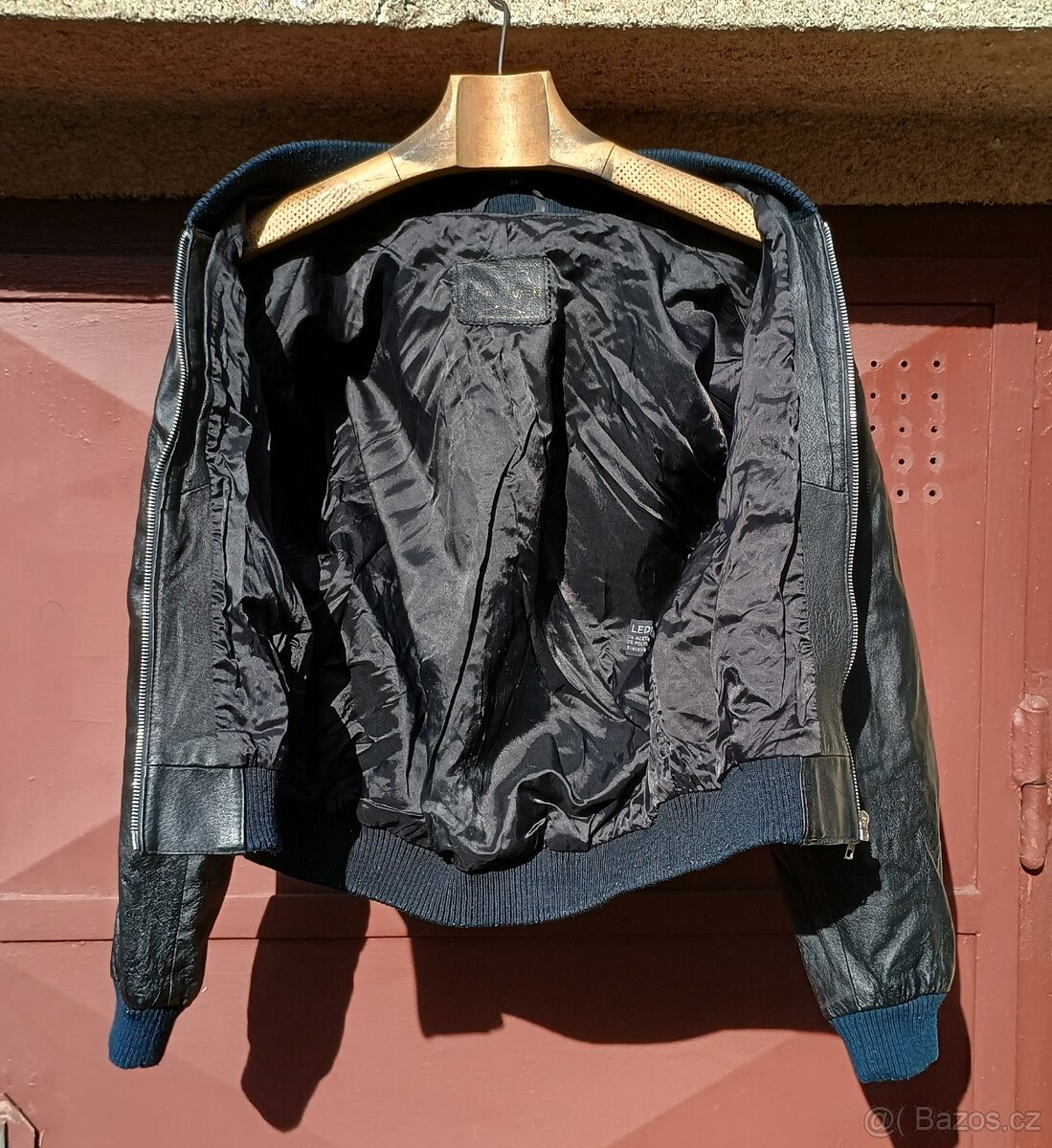 Cropped Leather Jacket 38/M - 4