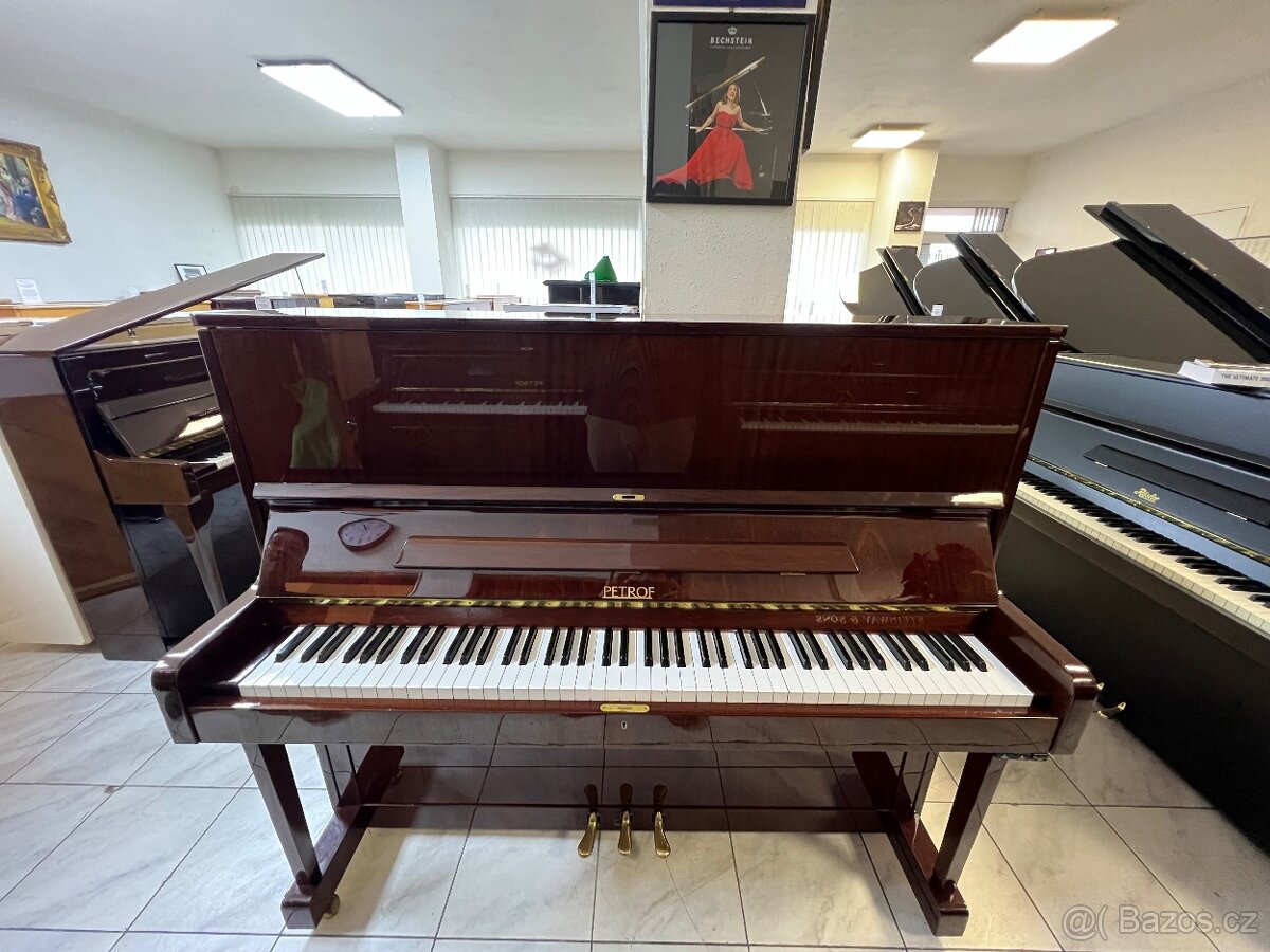 Petrof 125 r.v 1992 opus. č 519488 se zárukou 5 let, doprava - 4