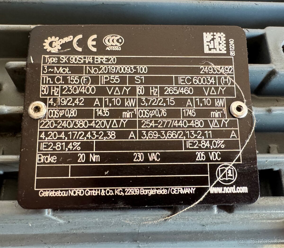 Elektromotor s prevodovkou 45 ot/min - 4