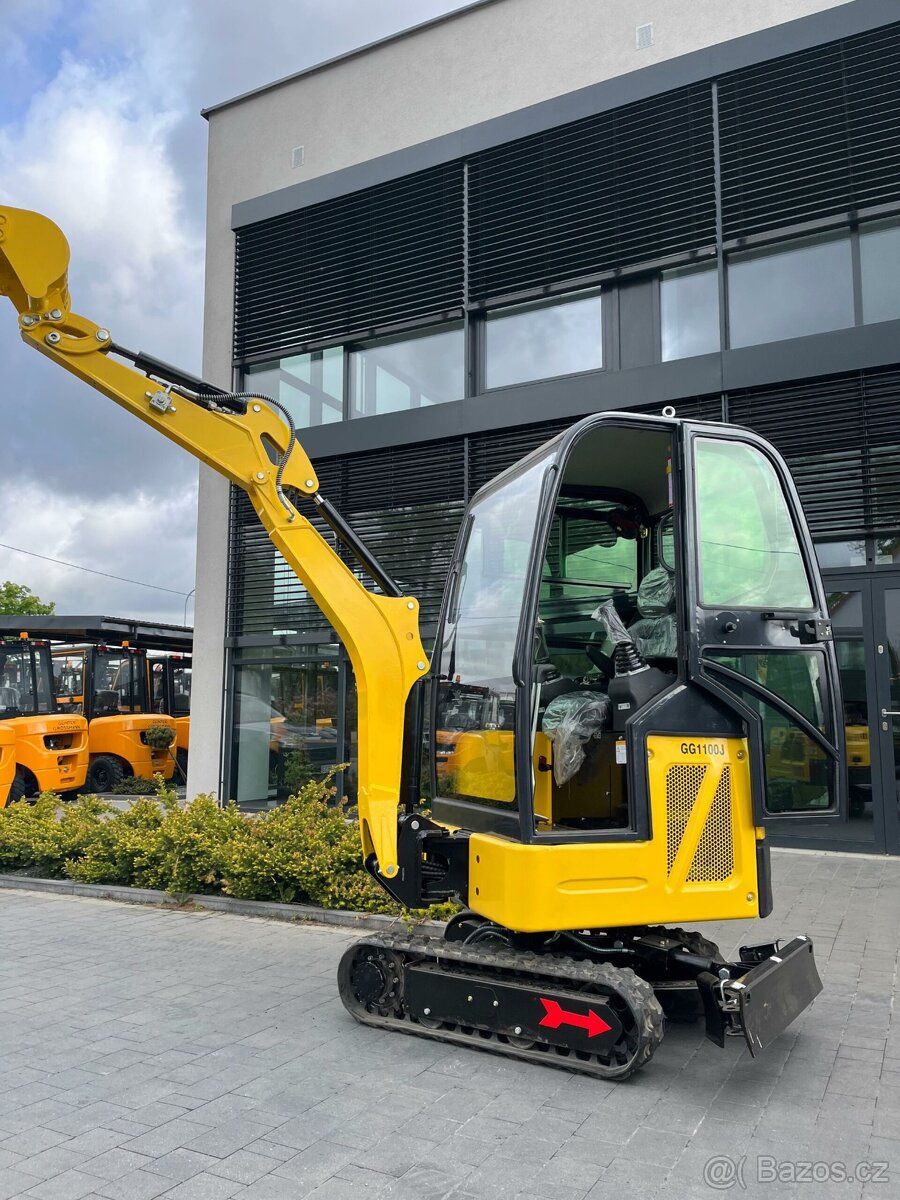 Minibáger GG1100JC Koncoročná AKCIA + Dovoz GRÁTIS - 4