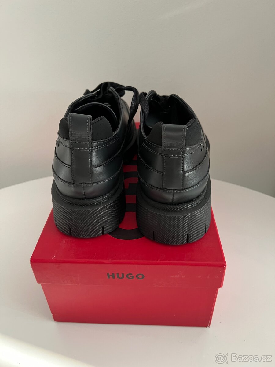 Nové kožené pánské boty HUGO BOSS v. 43 - 4