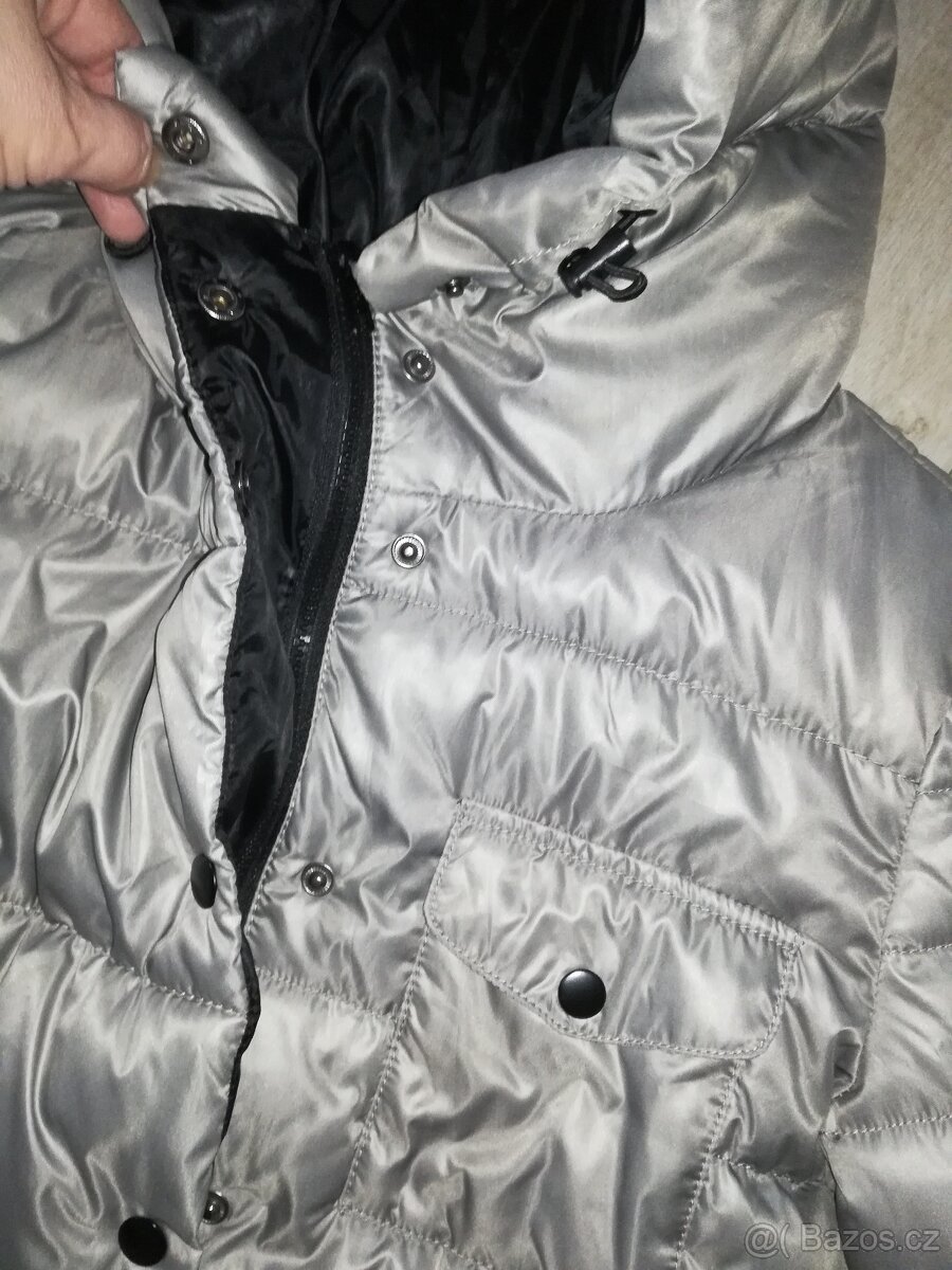 Bunda zateplená, zimní, zn. CLOCKHOUSE, vel. L, nošená - 4