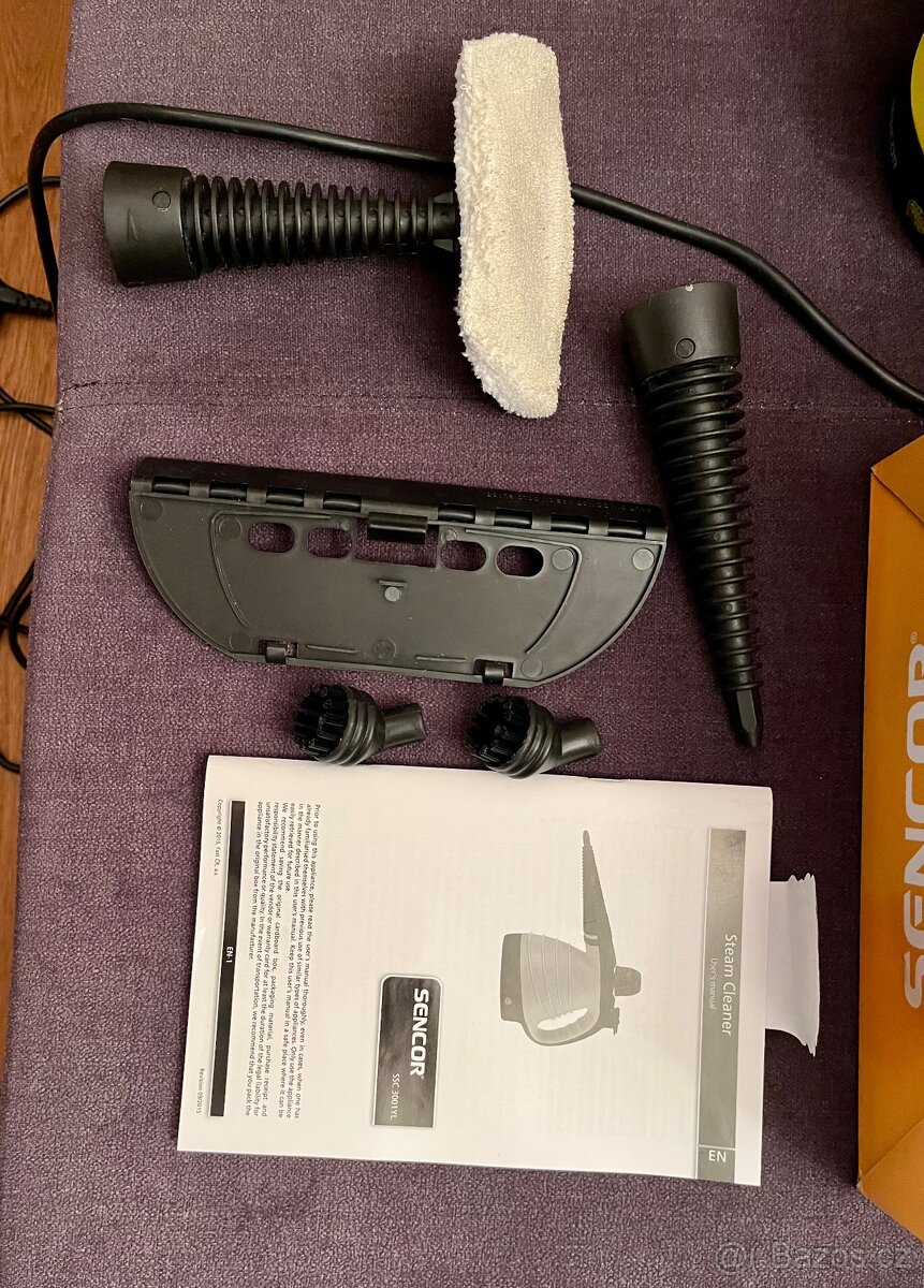 Parní čistič SENCOR SSC 3001YL , 2x použitý a nevyužitý - 4