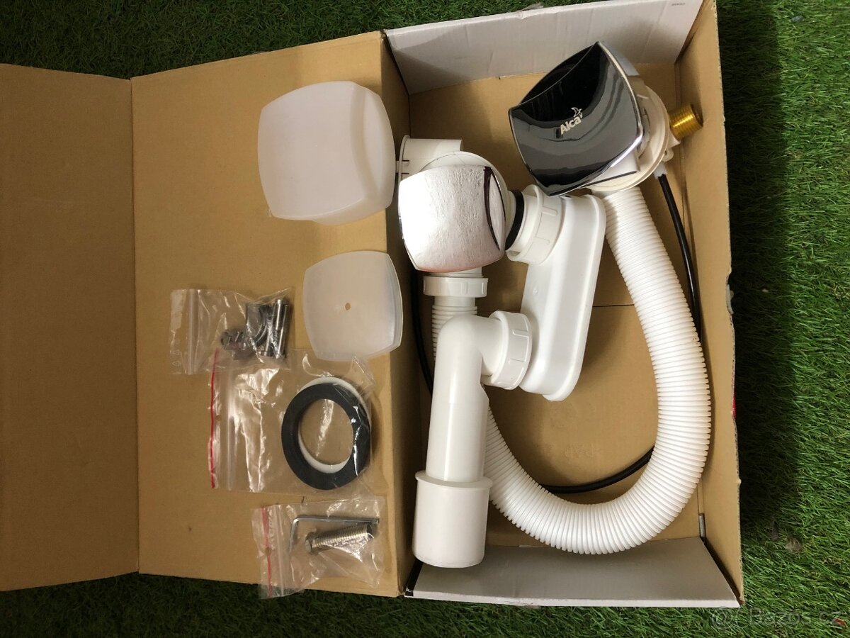 ALCAPLAST - Sifon vanový napouštěcí 60cm chrom/kov - 4