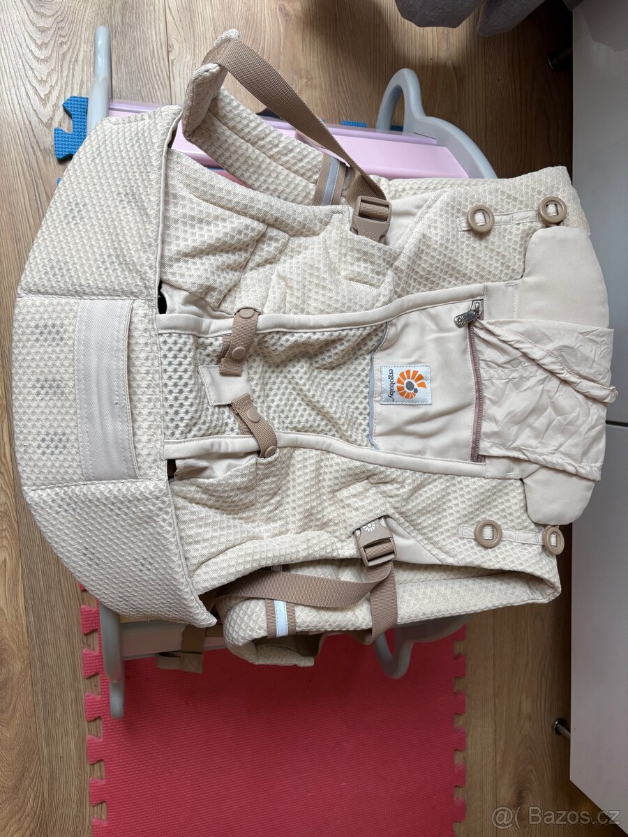 Nosítko Ergobaby Adapt SoftFlex Mesh – Natural Beige - 4