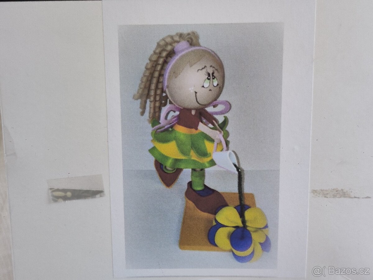 sada pěnová postava - zahradnice holčičky - 4