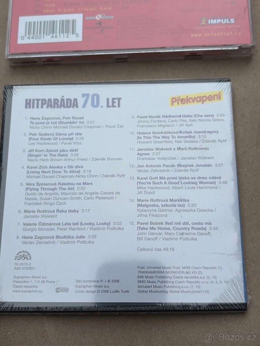 Top 20 CZ, Hit Paráda 70 - 4