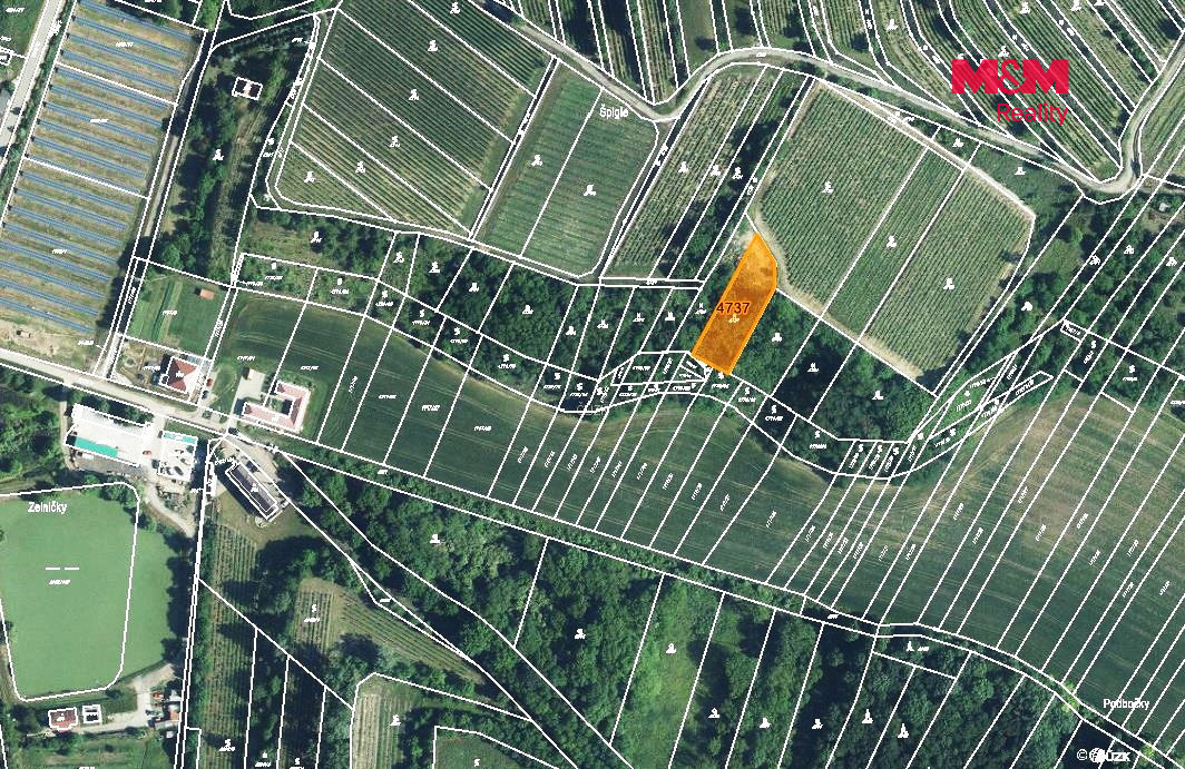 Prodej louky, 1125 m², Němčičky u Hustopečí - 4