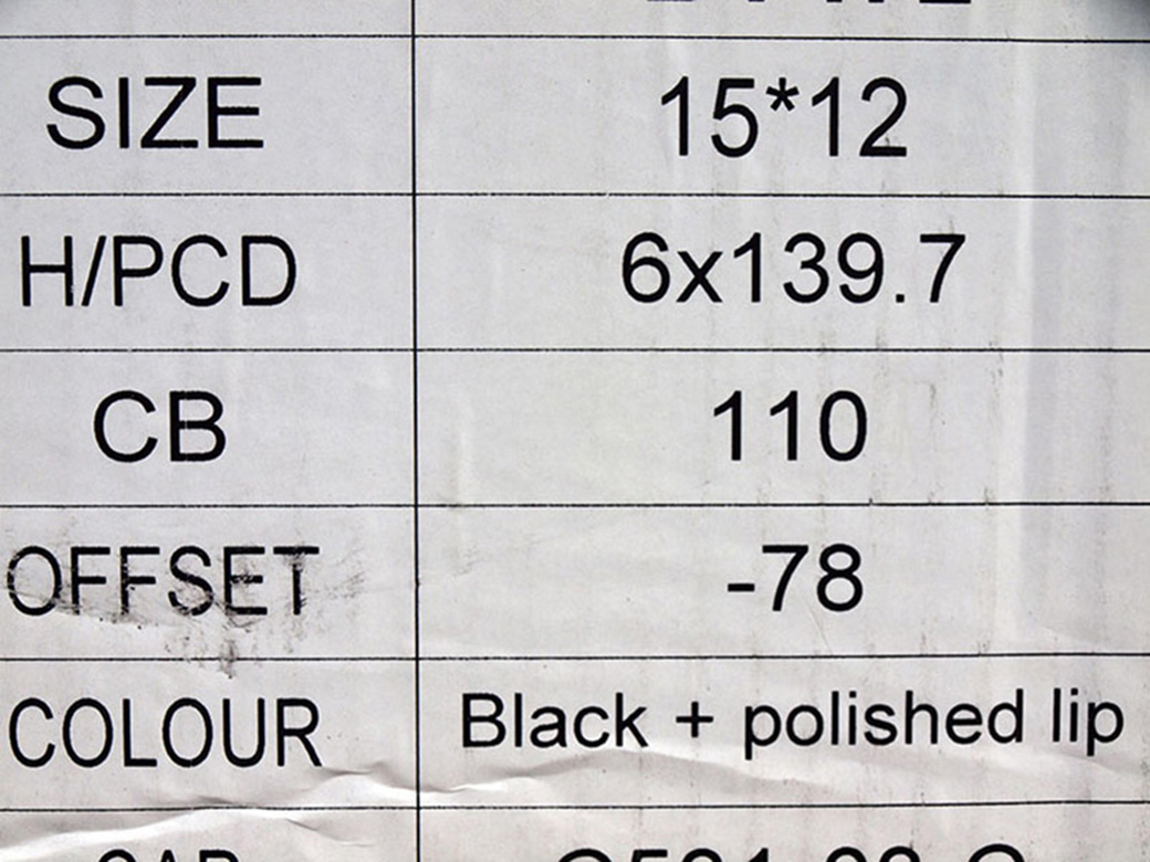 15"  6x139,7 INTERCEPTOR USA 12Jx15 – ET(-78)