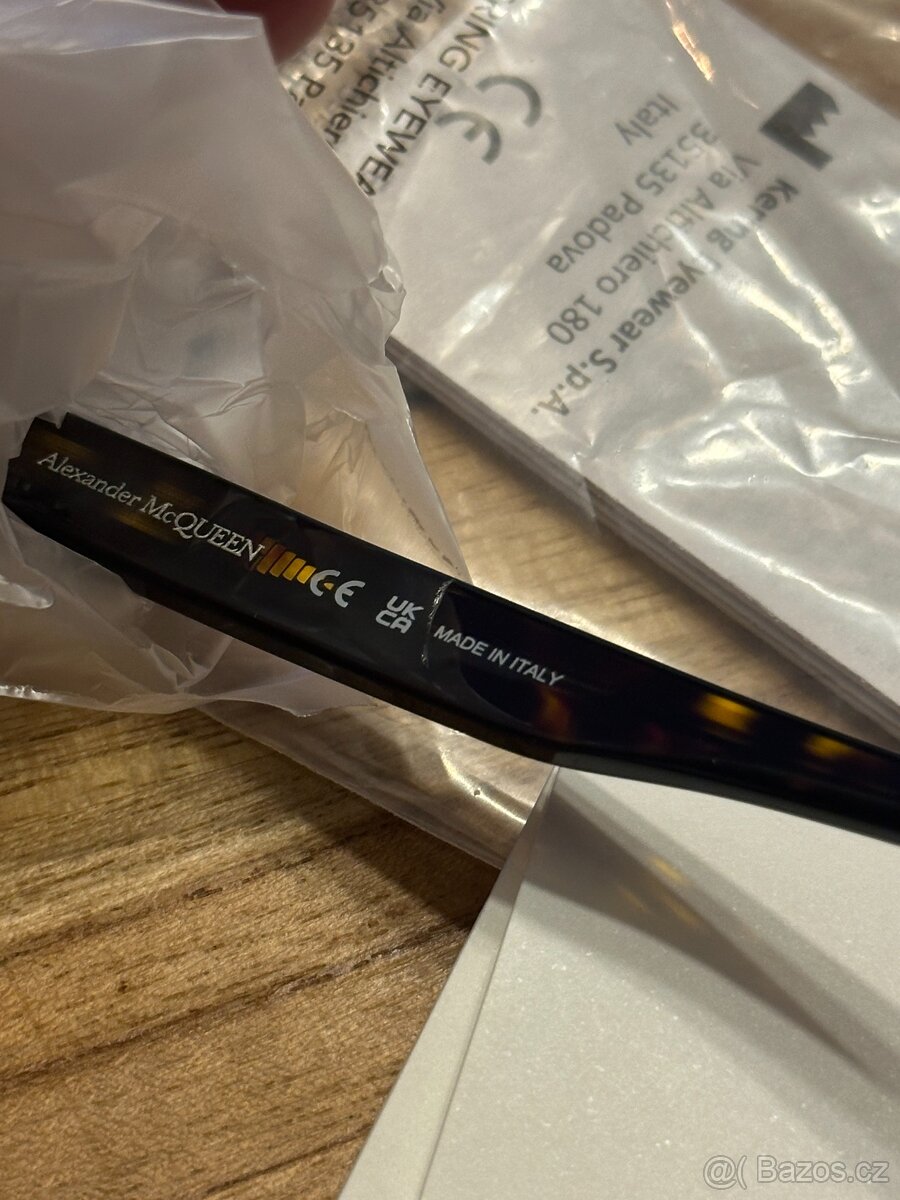 Nové pánské brýlové obrouby Alexander McQueen AM0356O-002 - 4