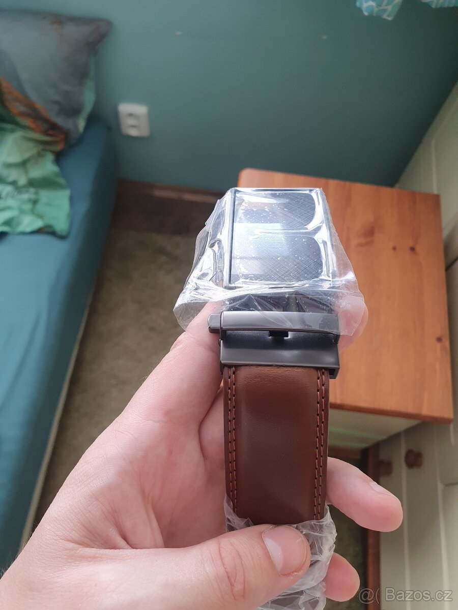 Luxusní pánský opasek s automatickou přezkou - 4