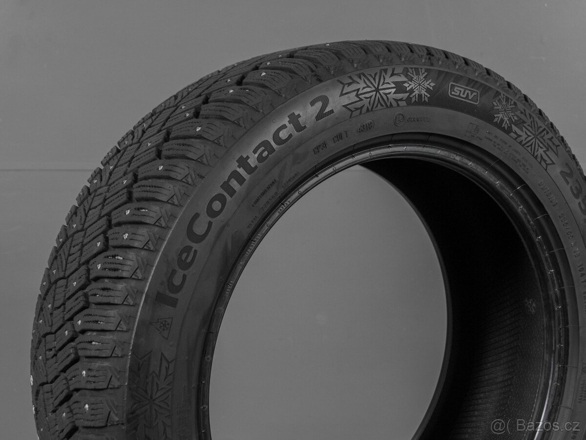 4X ZIMNÍ PNEUMATIKY CONTINENTAL 235/55/18 HROTY (1466T) - 4
