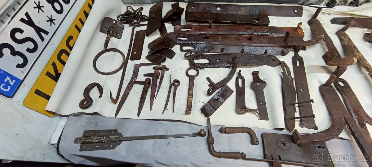 Staré kování panty.... - 4