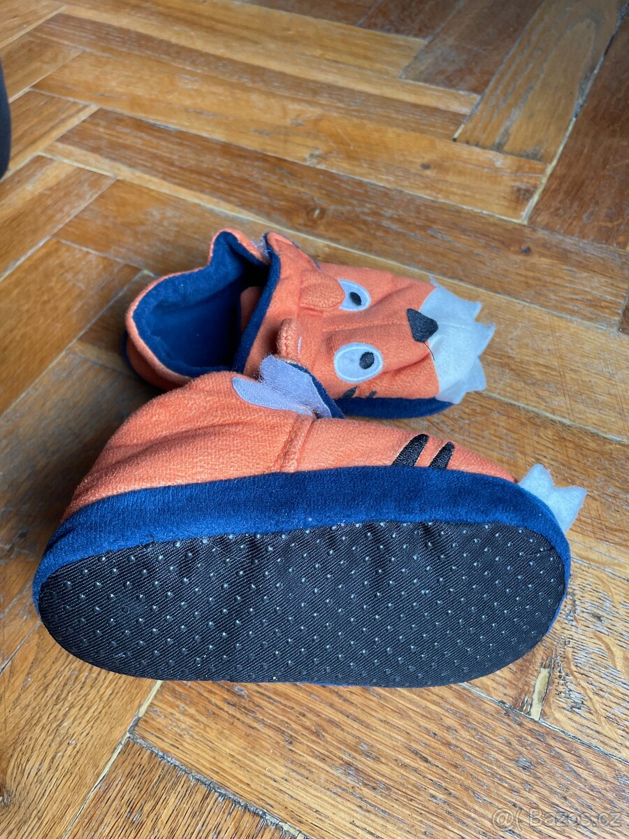 Dětské měkké domácí papuče – tygr, vel. 25–26 - 4