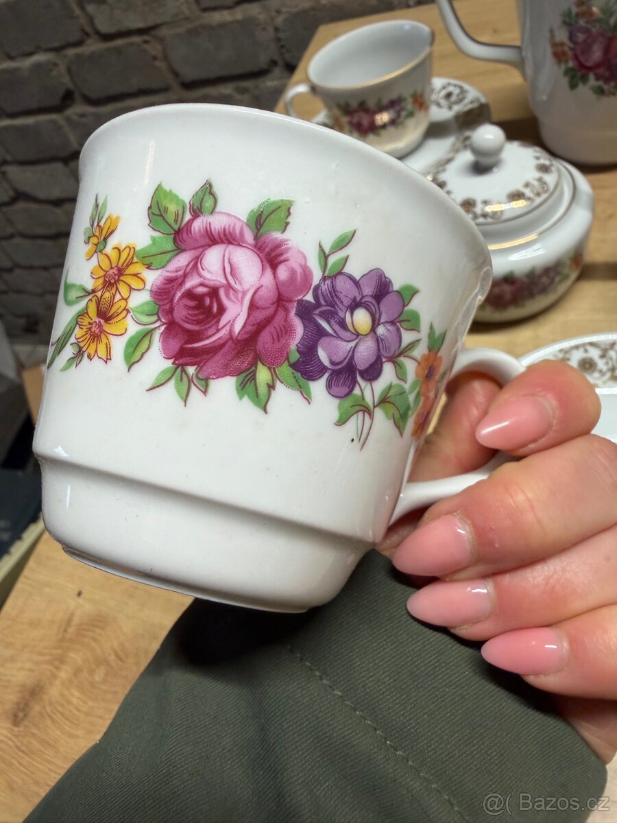 Vintage kávový servis MZ Czechoslovakia - 4