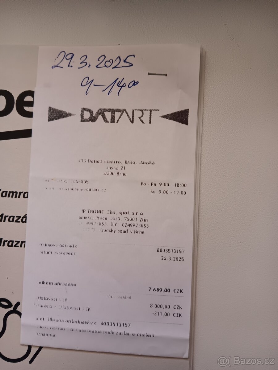 Lednička s mrazákem dole 1 rok stará - 4