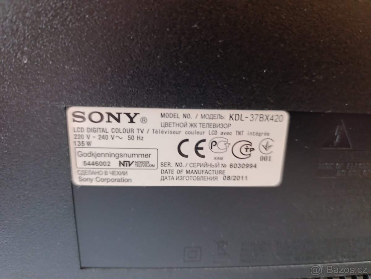 Sony Bravia KDL-37BX420 - 4