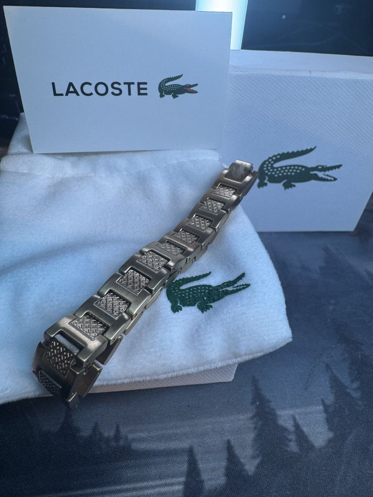 Náramek Lacoste Zlatý - 4