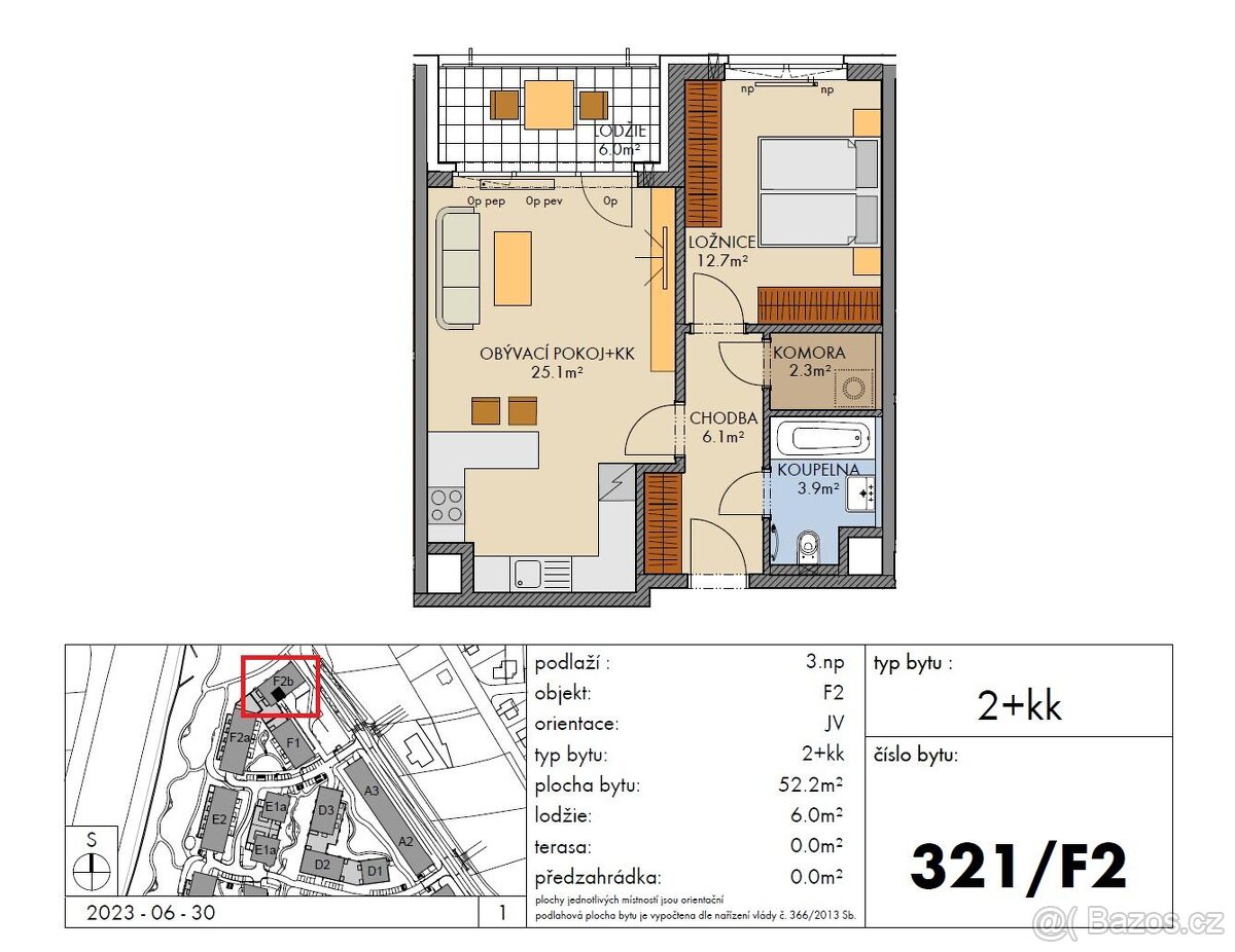 Prodej bytu 2+kk - 4