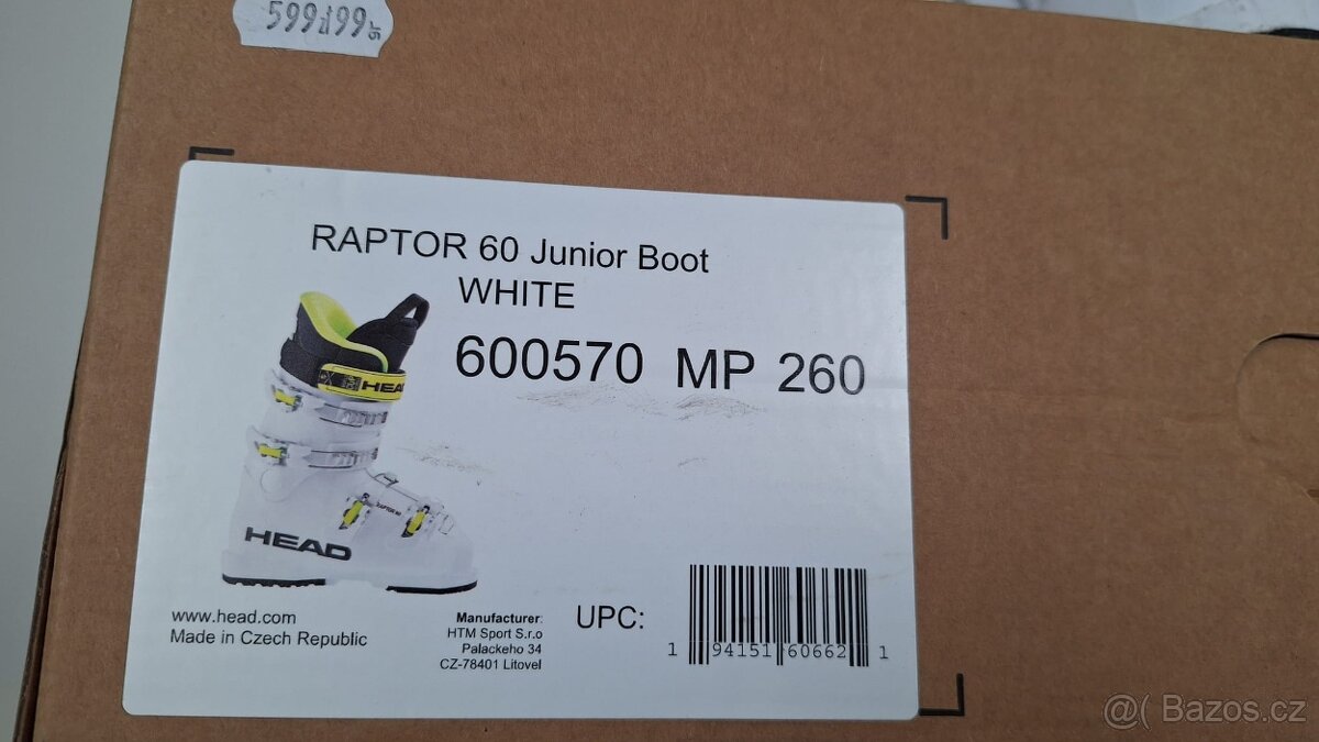 Dětské lyžáky HEAD Raptor vel.38 - 4