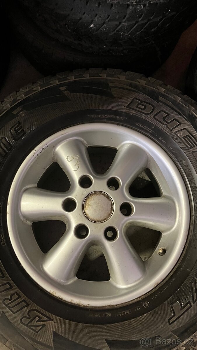 Alu kola 265/70 R16 z Toyoty Hilux